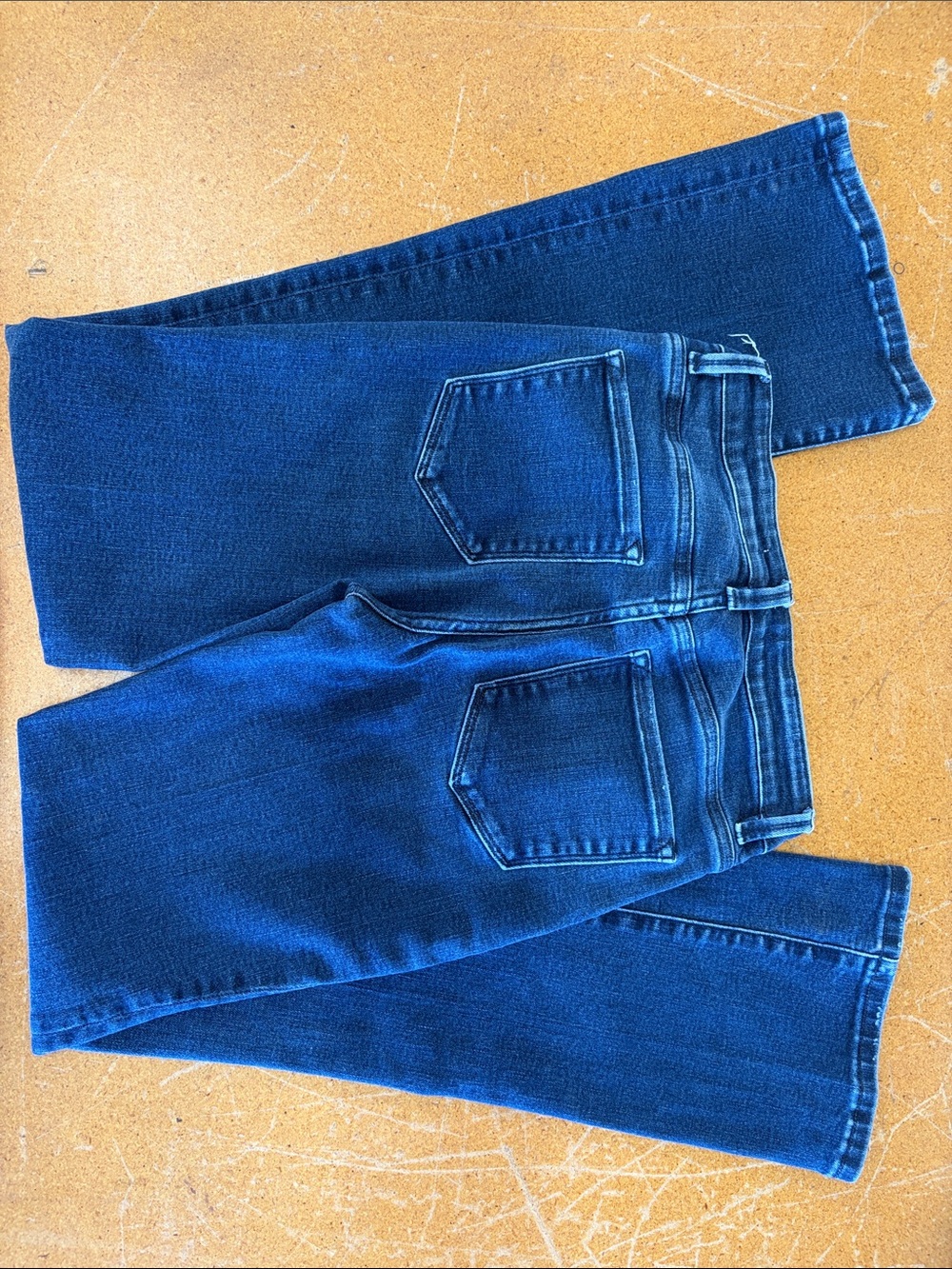 Flying Monkey Dark Blue Straight Leg Jeans - Picture 6 of 7